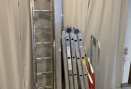 1455022 Collection with ladders, trestles and safety board