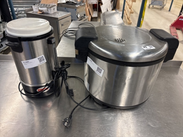 1469163-1 Rice cooker and water/coffee container - Exxent HJF-8195 / Menuett