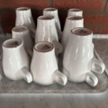 1428485-6 Collection of various porcelain and serving items