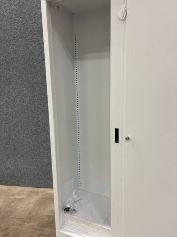 1492972-11 Förvaringsskåp SPACE Skjutdörrar, 1950x1200x450 mm, vit