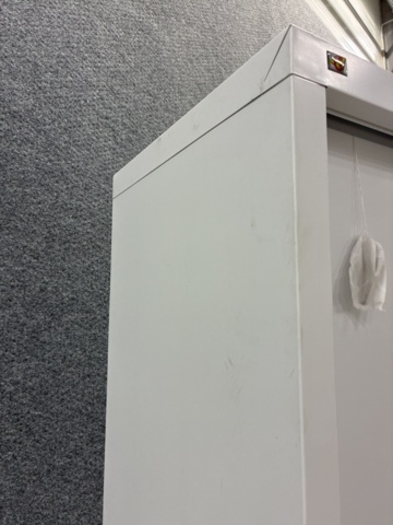 1492972-18 Förvaringsskåp SPACE Skjutdörrar, 1950x1200x450 mm, vit