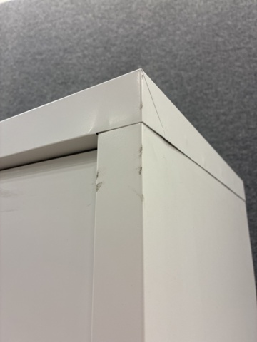 1492972-19 Förvaringsskåp SPACE Skjutdörrar, 1950x1200x450 mm, vit