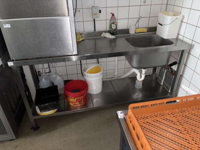 1428498-1 Sink with bowl and storage area