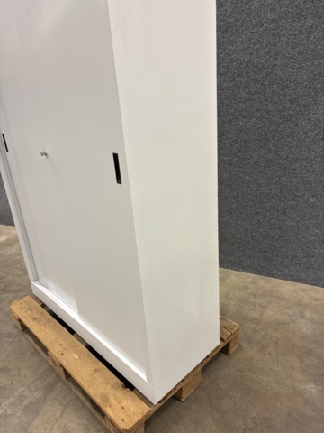 1492972-20 Förvaringsskåp SPACE Skjutdörrar, 1950x1200x450 mm, vit