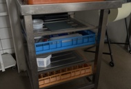 1428499 Stand for trays including trays