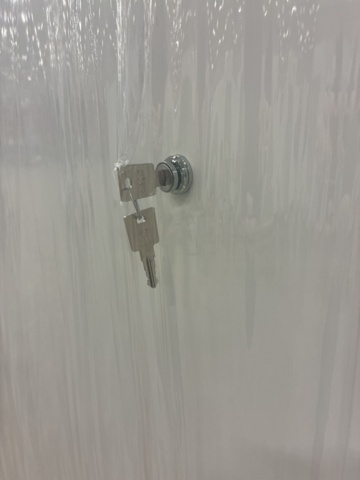 1492973-5 Förvaringsskåp SPACE Skjutdörrar, 1950x1200x450 mm, vit