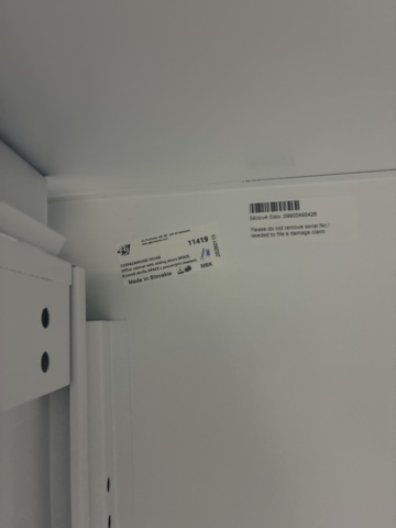 1492973-10 Förvaringsskåp SPACE Skjutdörrar, 1950x1200x450 mm, vit