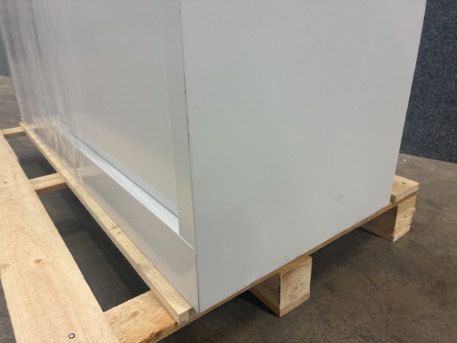 1492973-16 Förvaringsskåp SPACE Skjutdörrar, 1950x1200x450 mm, vit