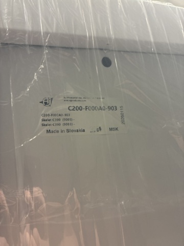 1492973-20 Förvaringsskåp SPACE Skjutdörrar, 1950x1200x450 mm, vit