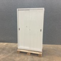 1492974-2 Storage cabinet SPACE Sliding doors, 1950x1200x450 mm, white
