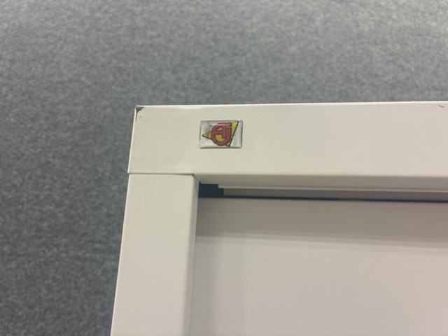 1492974-7 Storage cabinet SPACE Sliding doors, 1950x1200x450 mm, white