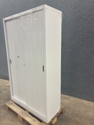 1492974-8 Storage cabinet SPACE Sliding doors, 1950x1200x450 mm, white