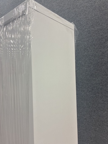 1492974-10 Storage cabinet SPACE Sliding doors, 1950x1200x450 mm, white