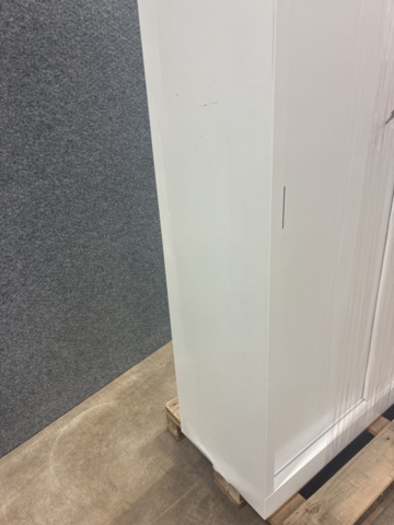 1492974-11 Storage cabinet SPACE Sliding doors, 1950x1200x450 mm, white