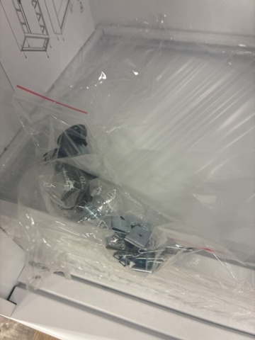 1492974-20 Storage cabinet SPACE Sliding doors, 1950x1200x450 mm, white