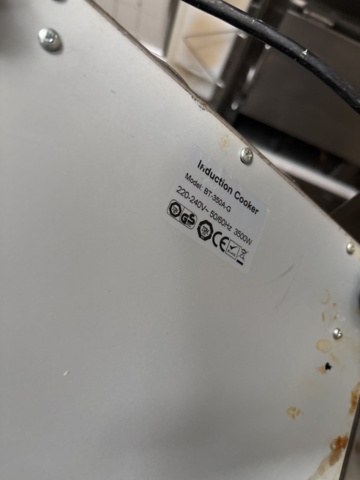 1428504-7 Induction hob - BT-350A-G
