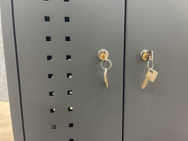 1492986-6 Mobile charging cabinet RECHARGE For tablets, 835x760x350 mm, dark grey