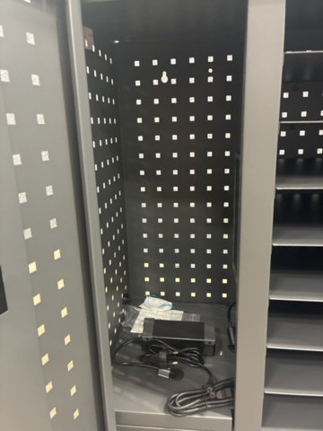 1492986-9 Mobile charging cabinet RECHARGE For tablets, 835x760x350 mm, dark grey