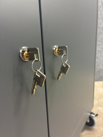 1492986-12 Mobile charging cabinet RECHARGE For tablets, 835x760x350 mm, dark grey