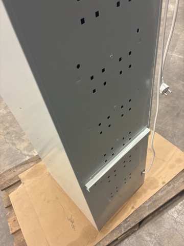 1492990-19 Charging cabinet RECOVER with 10 compartments 1800x400x500 mm, gray with black doors