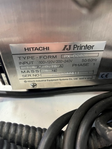 1470255-4 Hitachi PX-D260E inkjet printer