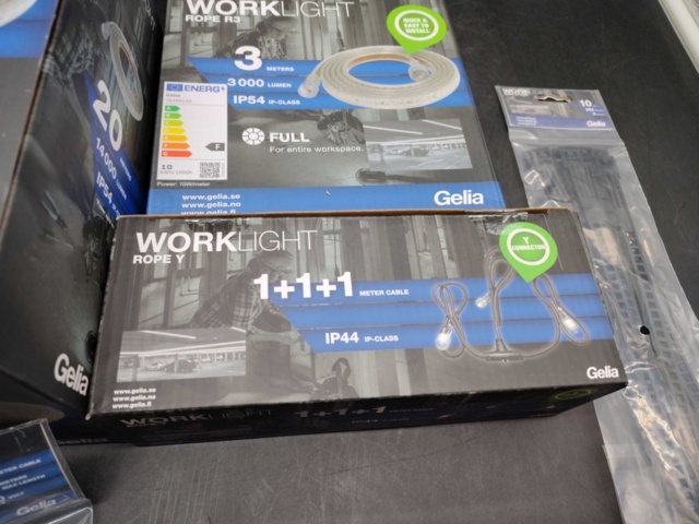 1487392-5 Worklight, 4 pcs - Gelia Worklight Rope, LED strings, IP54, 3–20 m