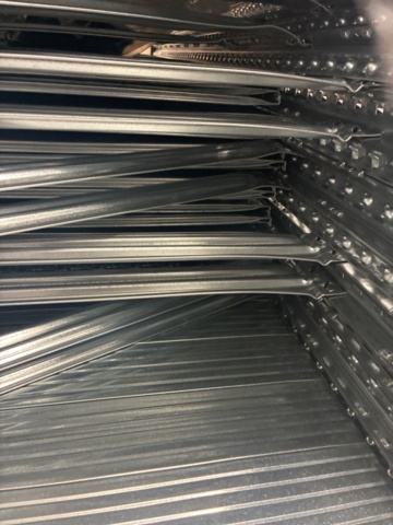 1493047-16 8 pcs Shelving unit TRANSFORM Basic section, 4 shelves, 1972x975x600 mm