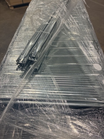 1493047-17 8 pcs Shelving unit TRANSFORM Basic section, 4 shelves, 1972x975x600 mm