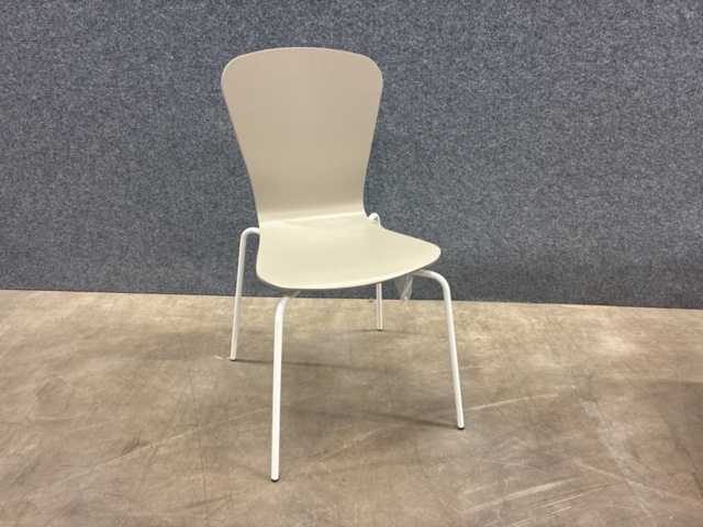 1493048-2 6 st Stolar MILLA vitt stativ, sand