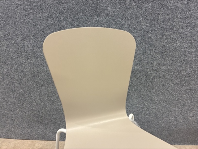 1493048-5 6 st Stolar MILLA vitt stativ, sand