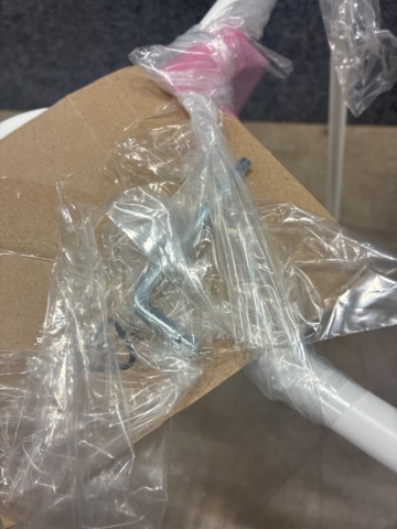 1493048-9 6 st Stolar MILLA vitt stativ, sand