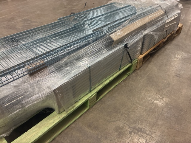 1493051-10 Shelving system TRANSFORM 1972x975x400 mm - wire shelves + extension sections