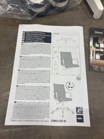1492995-10 Conference chair ENFIELD, white