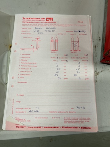 1470261-9 Yale articulated stacker / ride stacker