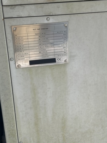 1470262-6 Air/water heat pump (industrial cooling/heat pump unit