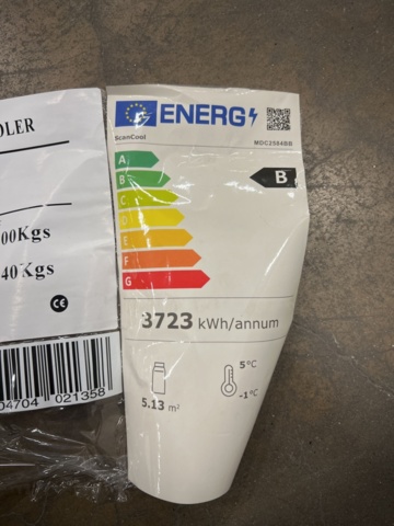 1493236-20 Display fridge Scandomestic MDC2584BB