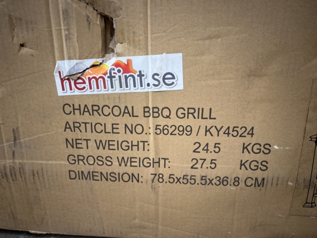1493241-2 Kolgrill 41x28 cm