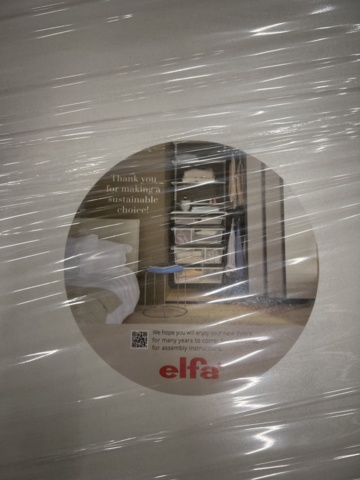 1493243-2 3 pcs Sliding doors Elfa 659x2600mm