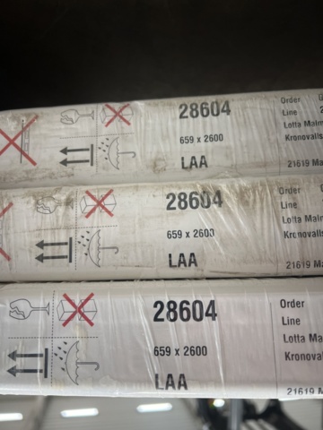 1493243-4 3 pcs Sliding doors Elfa 659x2600mm