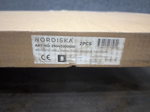 1493244-5 2 pcs Acoustic panels Nordic 3000x600mm