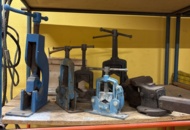 1445028 Lot of pipe vices and bench vices