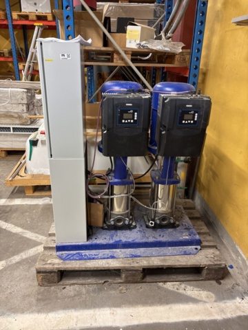 1445066-2 Pressure boosting system – KSB Hyamat SVP – Double pump – PumpDrive2