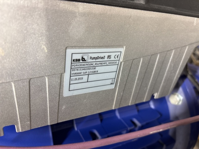 1445066-9 Pressure boosting system – KSB Hyamat SVP – Double pump – PumpDrive2