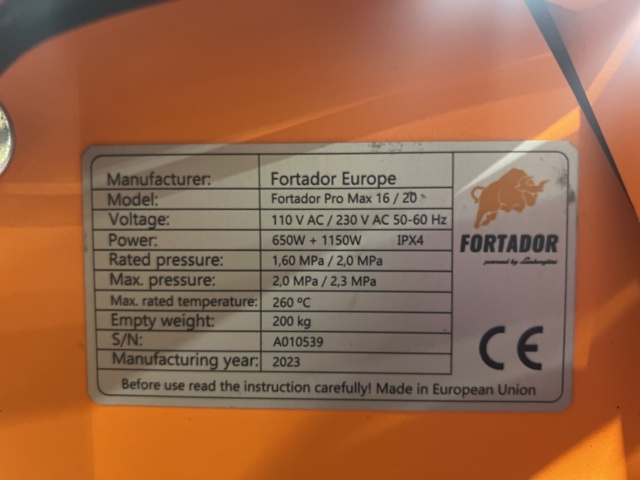 1384787-23 Steam cleaning - Lamborghini Fortador Pro Max 16/20 -2023