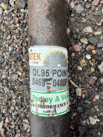 1493304-7 Hydraulic breaker with chisel - Socomec DMS 95/2 -2012