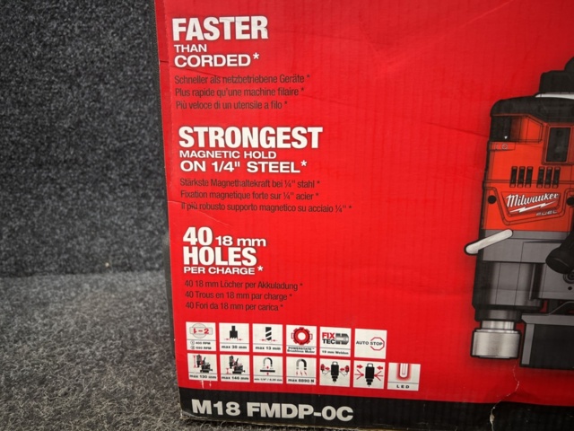 1493342-3 Magnetic drill Milwaukee M18 FMDP-0C