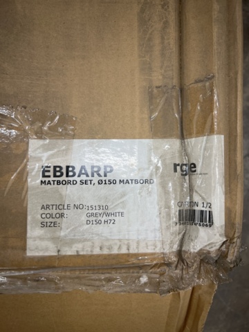 1493424-8 Dining table EBBARP Ø150