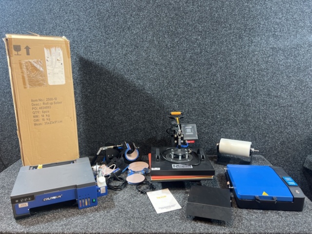 1384789-1 Samling med klädtrycksutrustning - VEVOR, Colorsun