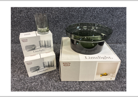 Bild som representerar auktionen - Avyttring exklusiv inredning från bl. a. Orrefors, Kosta Boda & Gant