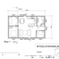 1493486-2 Frame for a single-storey holiday home or smaller villa of approximately 80 sq m